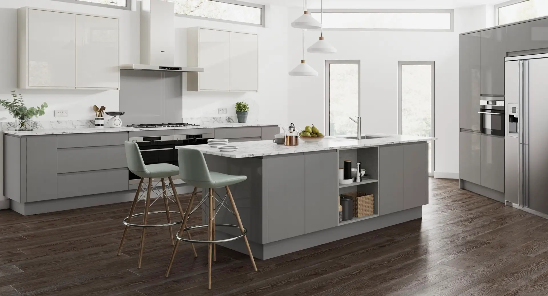 Contemporary - New York - Dusk & Pearl Grey