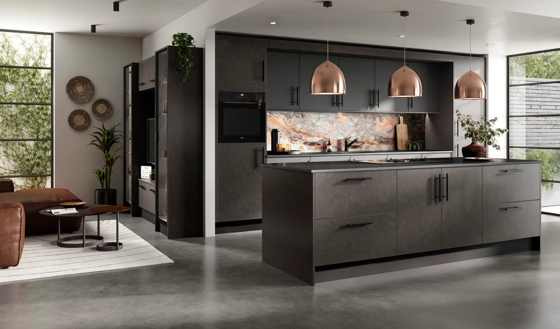Contemporary - Turin - Dark Stone